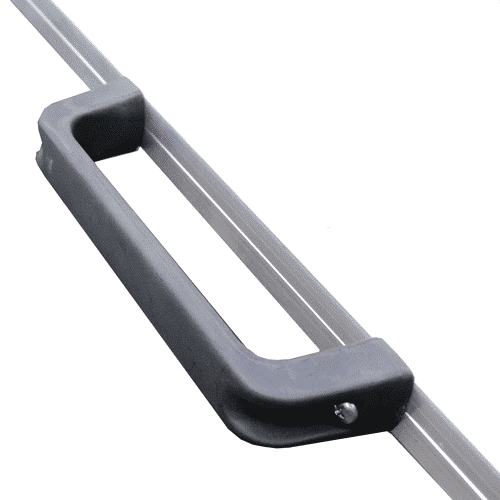 Rollstuhlrampe mobil klappbar 3-teilig Detail Griff