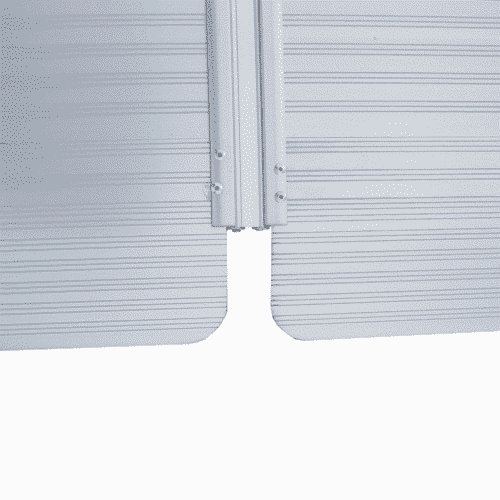 Rollstuhlrampe / Kofferrampe Detail Scharnier