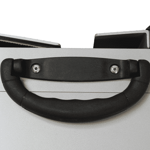 Rollstuhlrampe / Flächenrampe 2-teilig Detail Griff