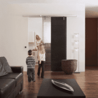 Dorma Magneo Schiebetürantrieb in Betrieb