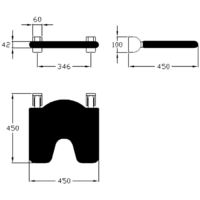 Klappsitz mit Hygieneöffnung Kunststoff – Bild 4