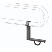 Papierrollenhalter pulverbeschichtet – Bild 1