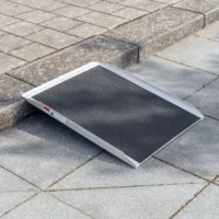 Eine kurze tragbare Rampe